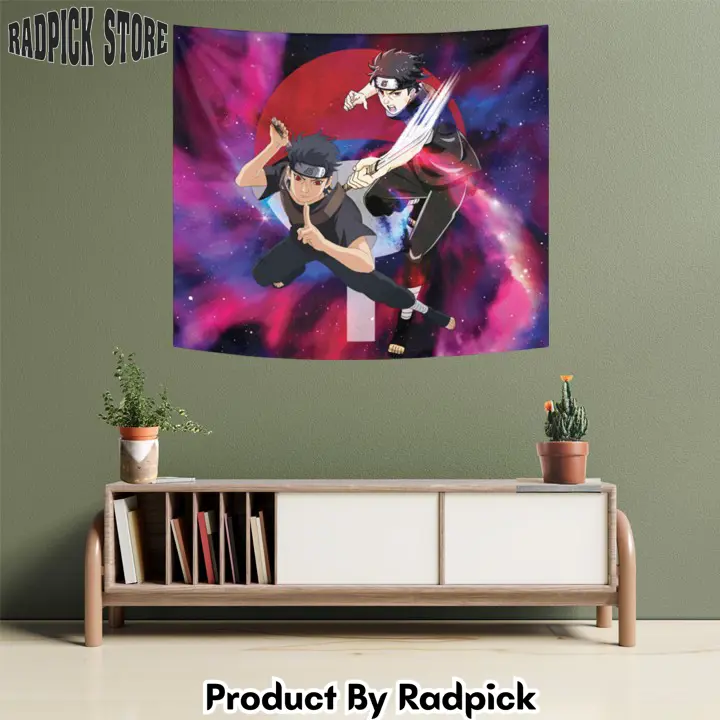 Uchiha shisui tapestry custom galaxy anime wall decor  rp5947567